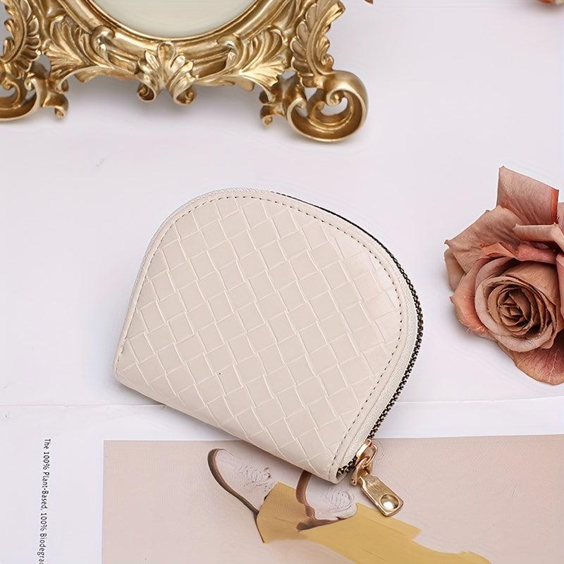 Solid Coin Purse Clutch Wallet Credit Card Holder