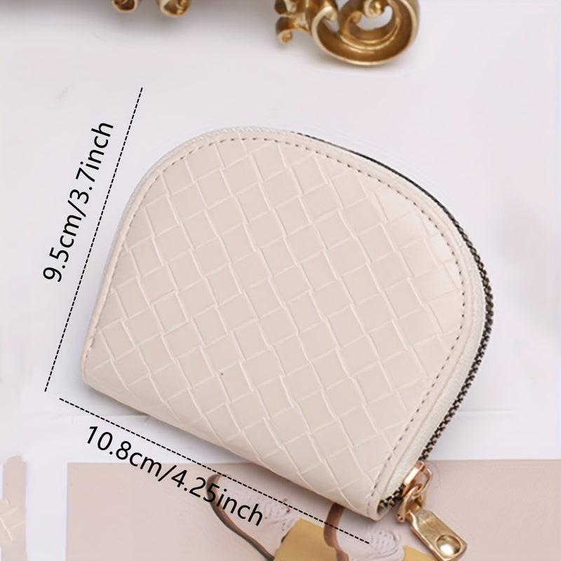 Solid Coin Purse Clutch Wallet Credit Card Holder