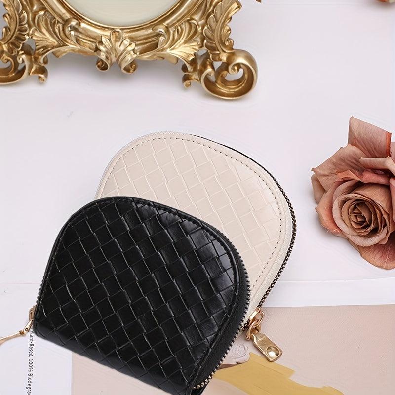 Solid Coin Purse Clutch Wallet Credit Card Holder