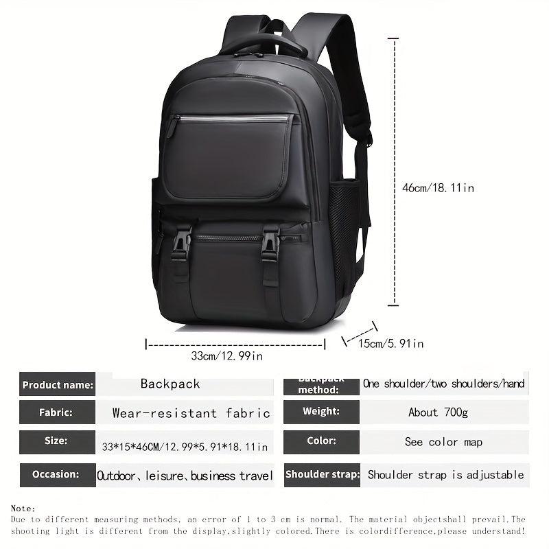 Men's Business Large Capacity Backpack Schoolbag Computer Bag Travel Bag