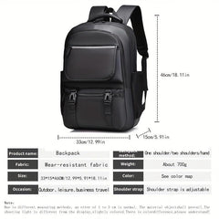 Men's Business Large Capacity Backpack Schoolbag Computer Bag Travel Bag