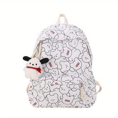 Cartoon Bear Backpack Casual School Bag Travel Backpack