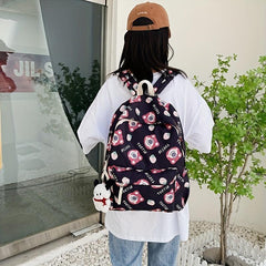 Cartoon Bear Backpack Casual School Bag Travel Backpack