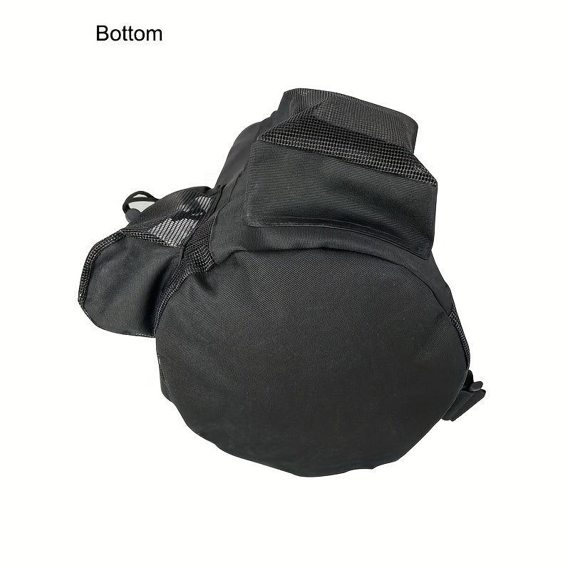 Men's Mesh Swim Backpack with Bottle Holder - Beach & Gym Bag