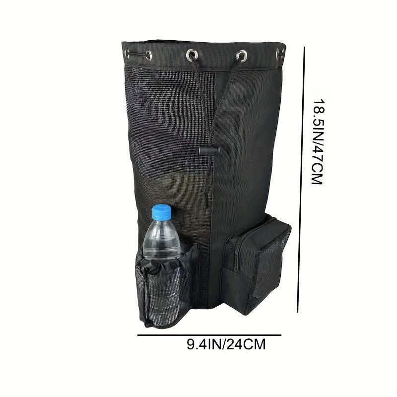 Men's Mesh Swim Backpack with Bottle Holder - Beach & Gym Bag