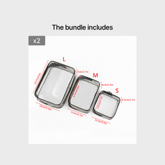 Transparent Waterproof Cosmetic Bag Portable Toiletry Bag