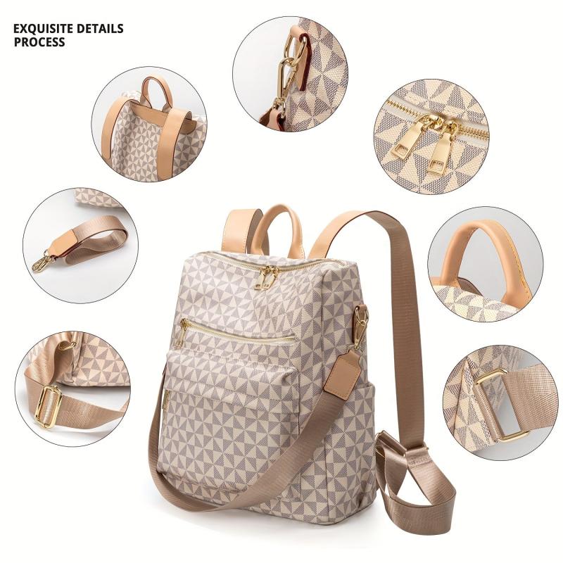 Print Backpack Large Capacity Casual Backpack