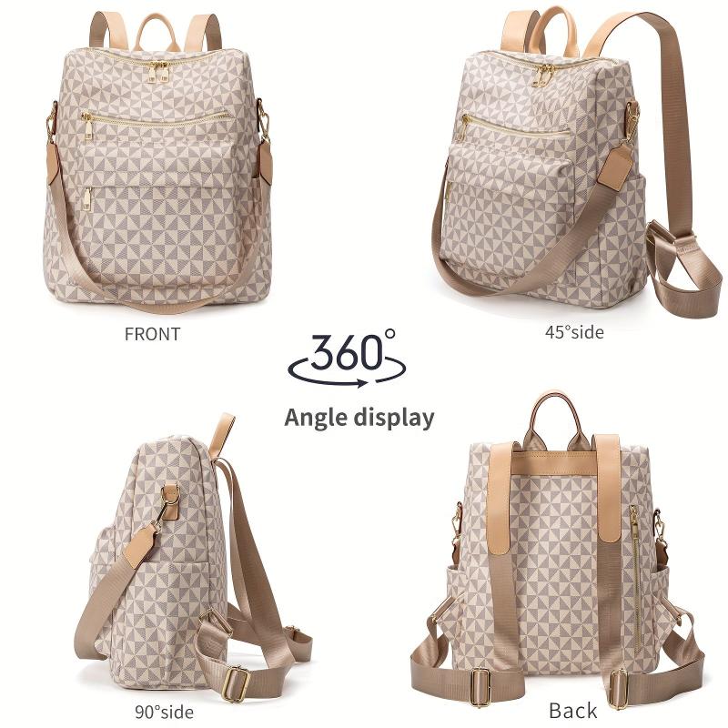 Print Backpack Large Capacity Casual Backpack