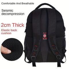 Large Capacity Business Backpack for Men, School Students, Travel - Black