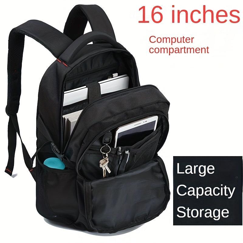 Large Capacity Business Backpack for Men, School Students, Travel - Black