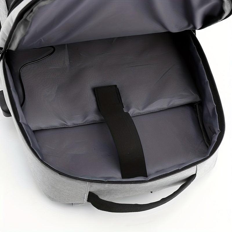 Gradient Reflective Strip Backpack Computer Bag Large Capacity