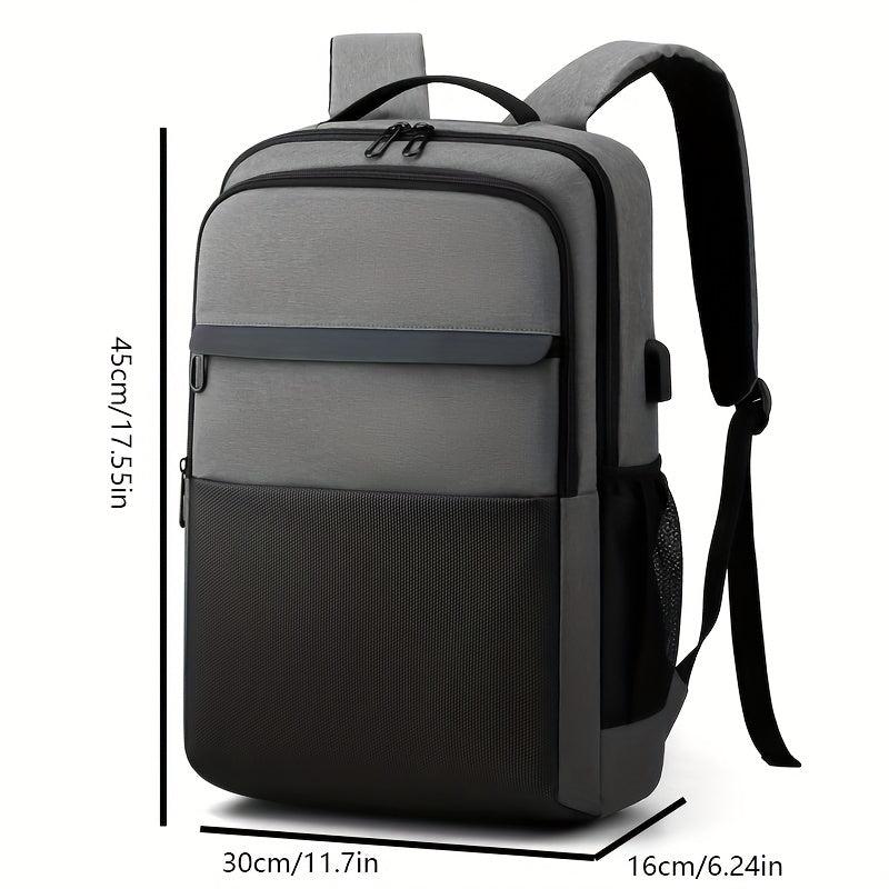 Gradient Reflective Strip Backpack Computer Bag Large Capacity