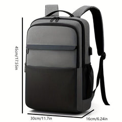 Gradient Reflective Strip Backpack Computer Bag Large Capacity
