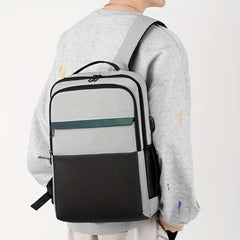 Gradient Reflective Strip Backpack Computer Bag Large Capacity