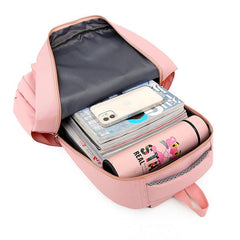 Large Backpack Middle School High School Student School Bag Casual Backpack