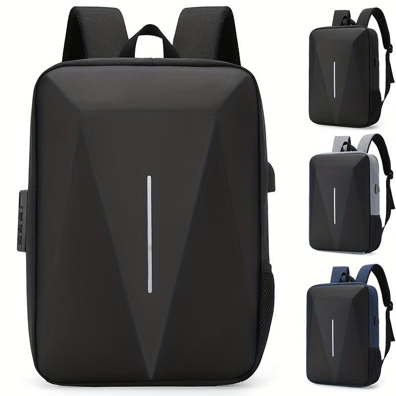 USB Charging Port Business Backpack Men's Large Capacity Laptop Bag