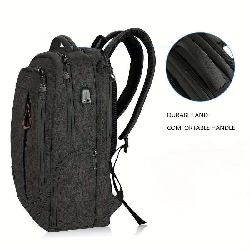 Waterproof Laptop Backpack with USB Charging Port