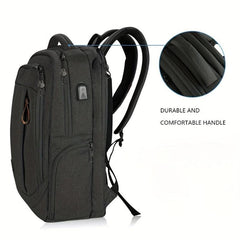 Waterproof Laptop Backpack with USB Charging Port