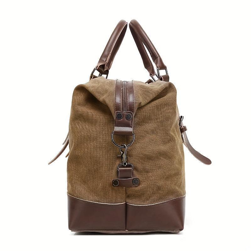 Outdoor Large Capacity Travel Bag Luggage Bag Casual Canvas Shoulder Bag Handbag