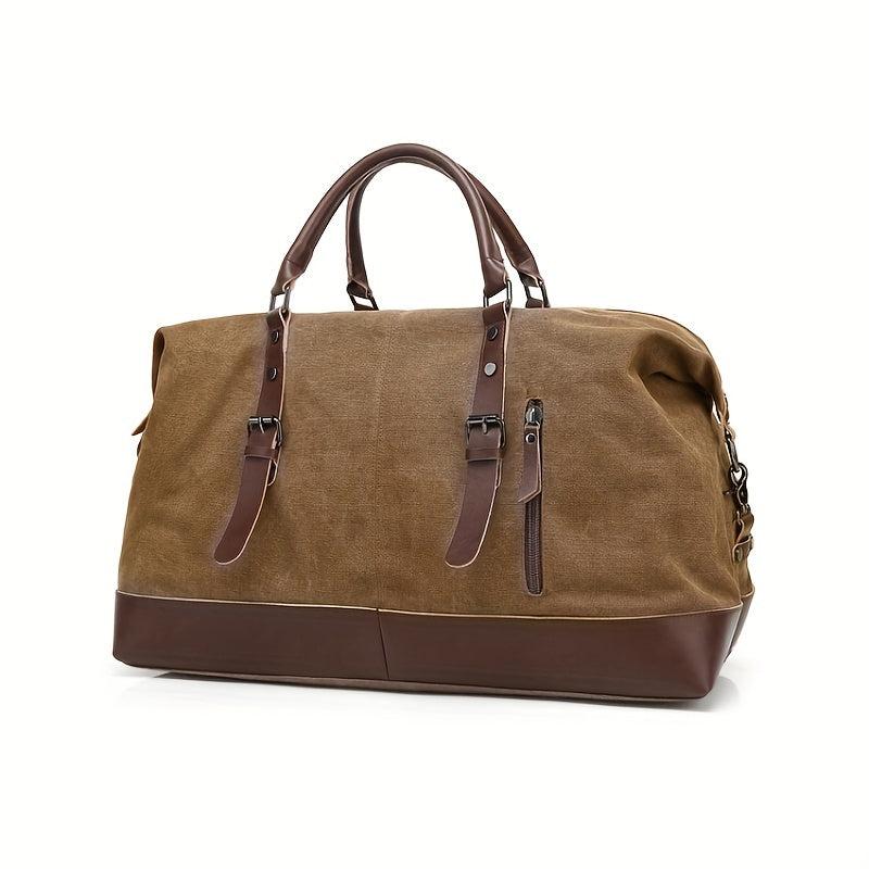 Outdoor Large Capacity Travel Bag Luggage Bag Casual Canvas Shoulder Bag Handbag