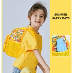 Kids Waterproof Cartoon Schoolbag with Spine Protection
