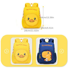 Kids Waterproof Cartoon Schoolbag with Spine Protection