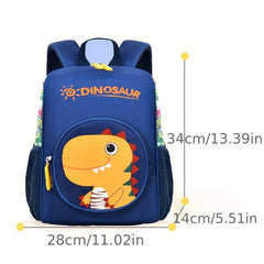 Kids Waterproof Cartoon Schoolbag with Spine Protection