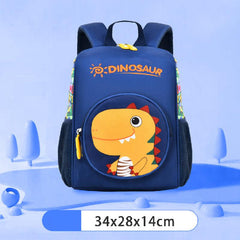 Kids Waterproof Cartoon Schoolbag with Spine Protection