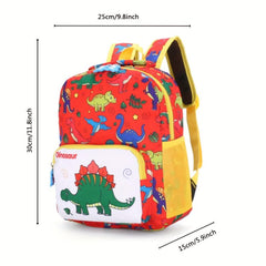 Kids Cartoon Dinosaur School Bags Casual Travel Backpack