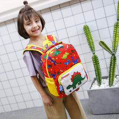 Kids Cartoon Dinosaur School Bags Casual Travel Backpack