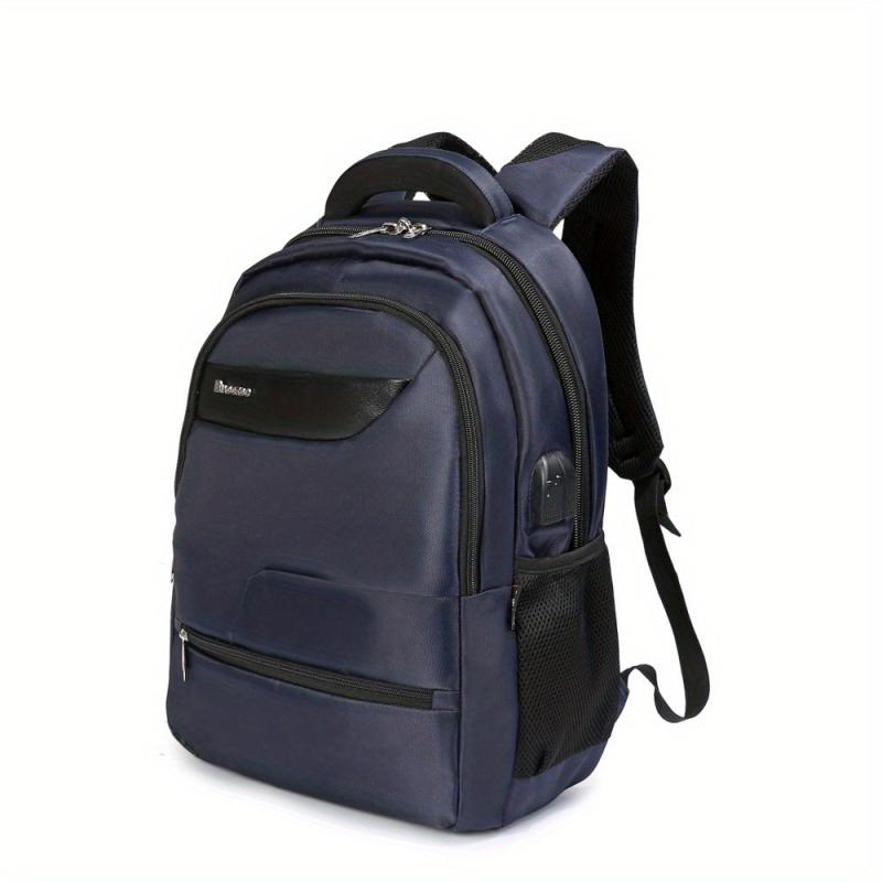 Waterproof Laptop Backpack w/ USB Charging Port