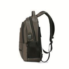 Waterproof Laptop Backpack w/ USB Charging Port