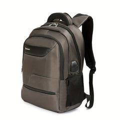 Waterproof Laptop Backpack w/ USB Charging Port