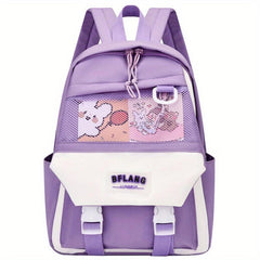 Kids Rabbit Pattern Backpack for School and Travel