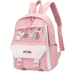 Kids Rabbit Pattern Backpack for School and Travel