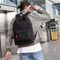 Casual Oxford Cloth Backpack Large Capacity Schoolbag Travel Bag