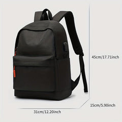 Casual Oxford Cloth Backpack Large Capacity Schoolbag Travel Bag