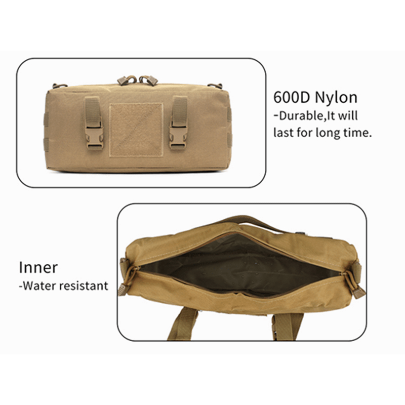 Tactical Molle Bag Large Capacity Crossbody Bag for Outdoor Sports