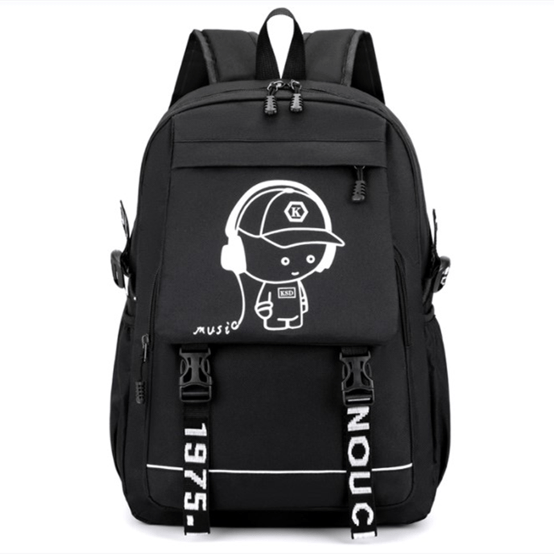 MezyTicky Casual Sports Backpack Large Capacity Waterproof Schoolbag