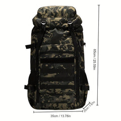 Camouflage Backpack Outdoor Travel Backpack for Cycling Hiking Mountaineering