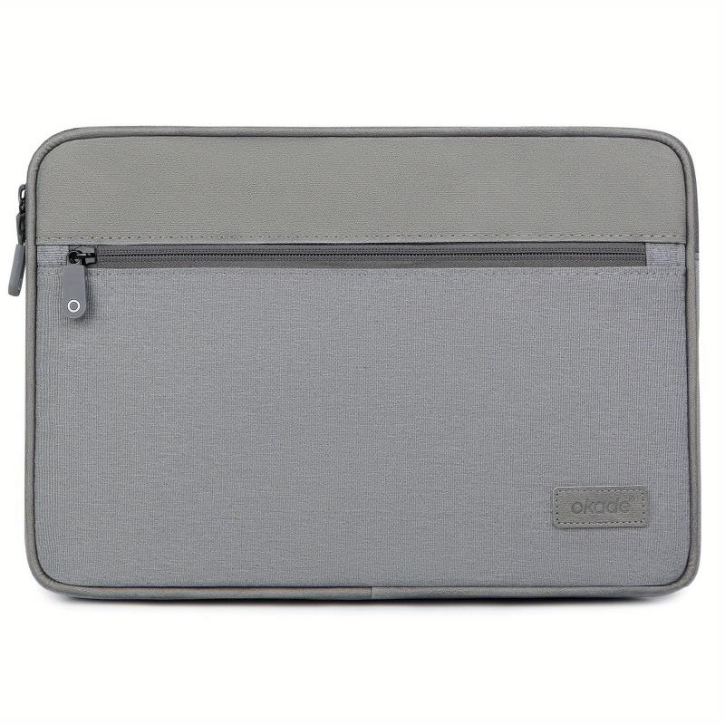 Air Cushion Shockproof Laptop Sleeve 33.78-37.08cm Waterproof Business Style Gre