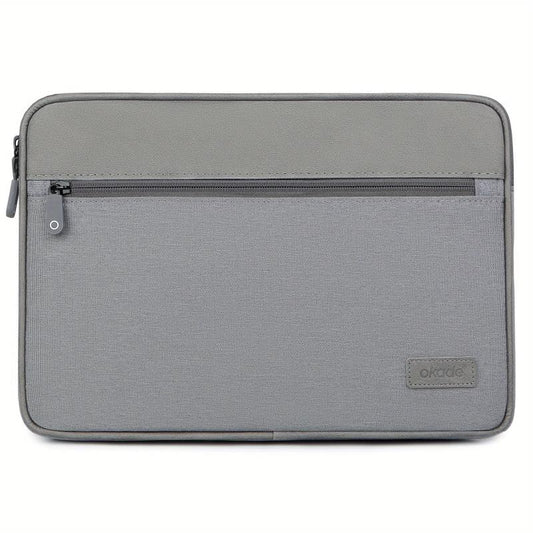 Air Cushion Shockproof Laptop Sleeve 33.78-37.08cm Waterproof Business Style Gre