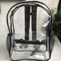 Transparent PVC Backpack Versatile Bag for Travel Daily Use