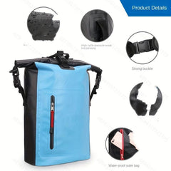 Casual Waterproof Roll Backpack for Outdoor Drift