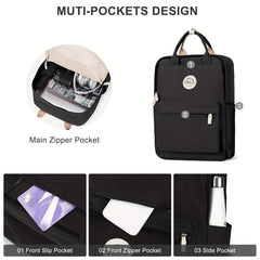 Schoolbag Women High School Student Backpack Large Capacity Bag