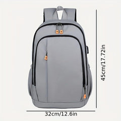 Large Capacity Backpack With USB Charging Port 39 62 Cm Computer Bag