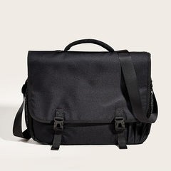 1pc Black Business Commuter Briefcase - Large Capacity Storage