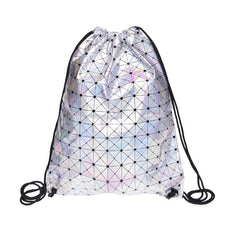 Casual PU Leather Bundle Backpack Drawstring Backpack