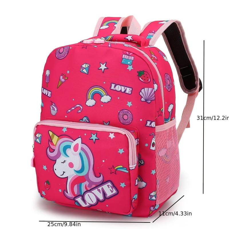 Rainbow Unicorn Preschool Backpack For Kids