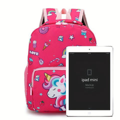 Rainbow Unicorn Preschool Backpack For Kids